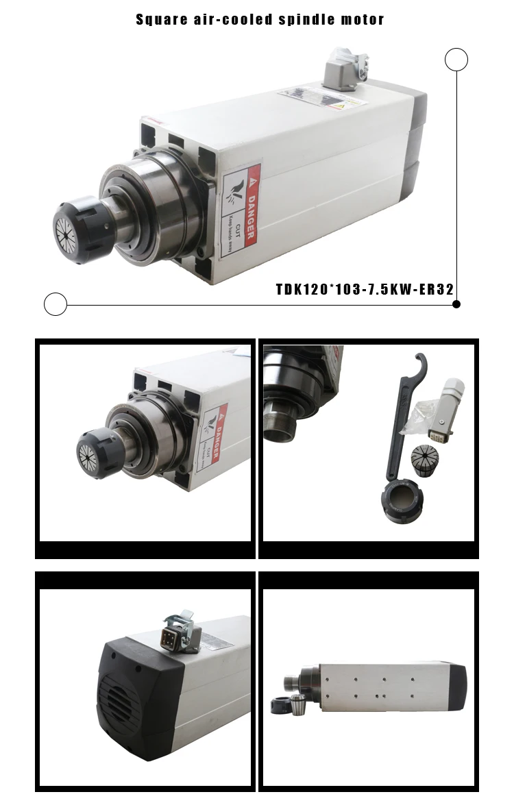 ZHENYU / FQD 7.5kw cnc electric multi-spindle drilling head motor