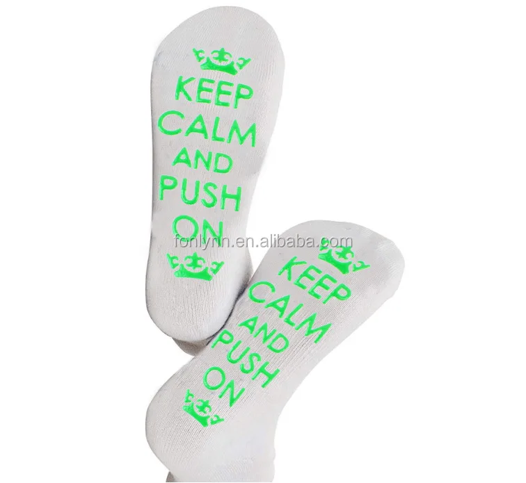 baby your are worth it Baby Shower Gift Mom To Be Pregnancy Present push ready womens socks with writing novelty socks