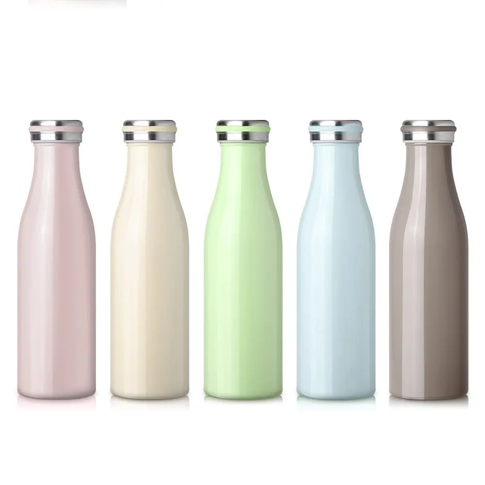 

Stainless Steel Tumbler Vacuum Insulated Double Wall Wide Mouth Travel Cup with Lid School Milk Water Bottle, Customized color