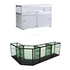 modern design used glass display cases from glass display factory