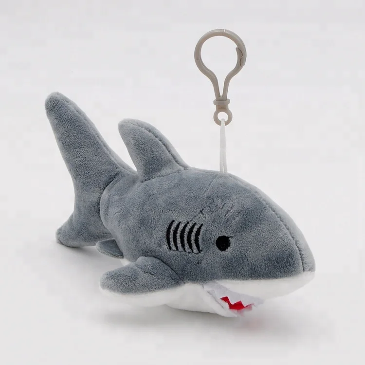 shark plush keychain