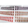 Short shape solid ultra thin round nail tips