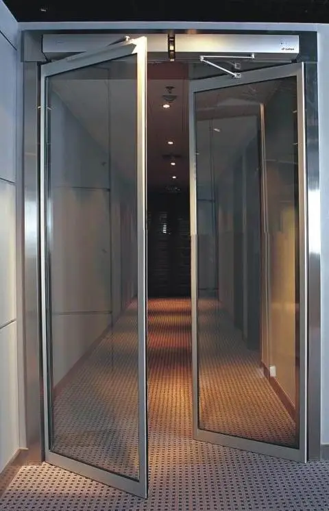 中国供应商工业商务酒店大堂主入口自动摆动双门推 & go