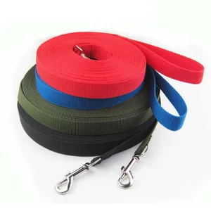 Image of Wholesale Multi Color And Multi Size Training Long Retractable Nylon Dog Lead Leash