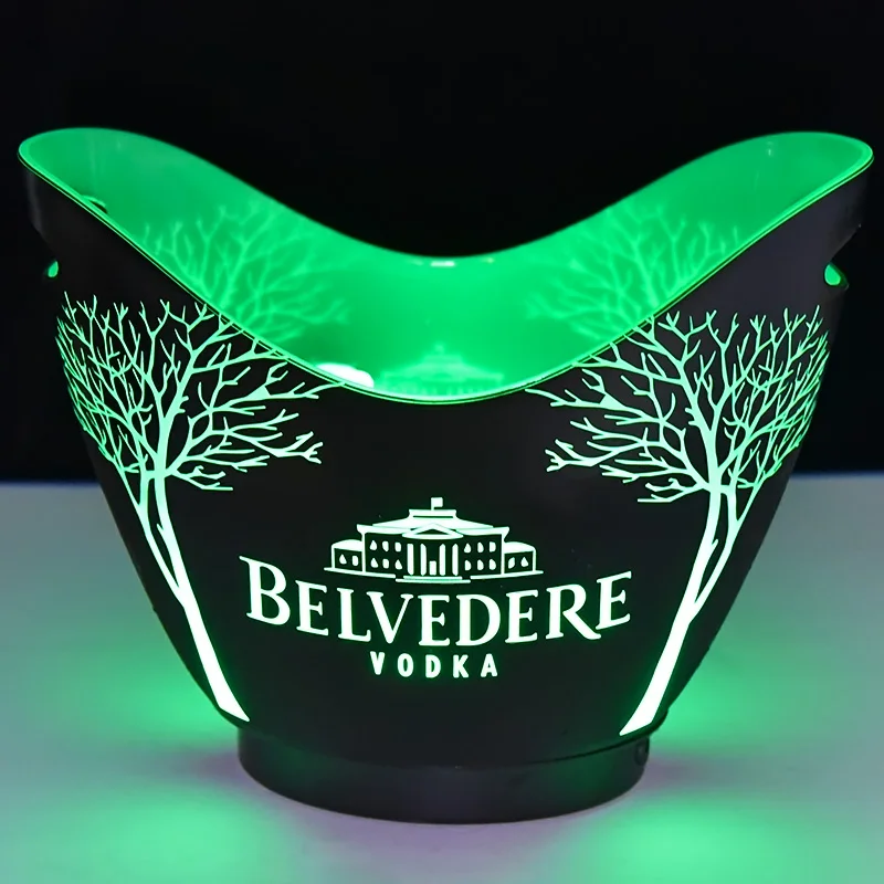 2019 TOP Manufacturer LED ice bucket for vodka of ciroc grey goose smirnoff sparkling belaire jack daniels whisky