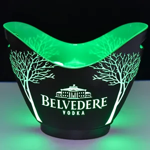 Image of 2019 TOP Manufacturer LED ice bucket for vodka of ciroc grey goose smirnoff sparkling belaire jack daniels whisky
