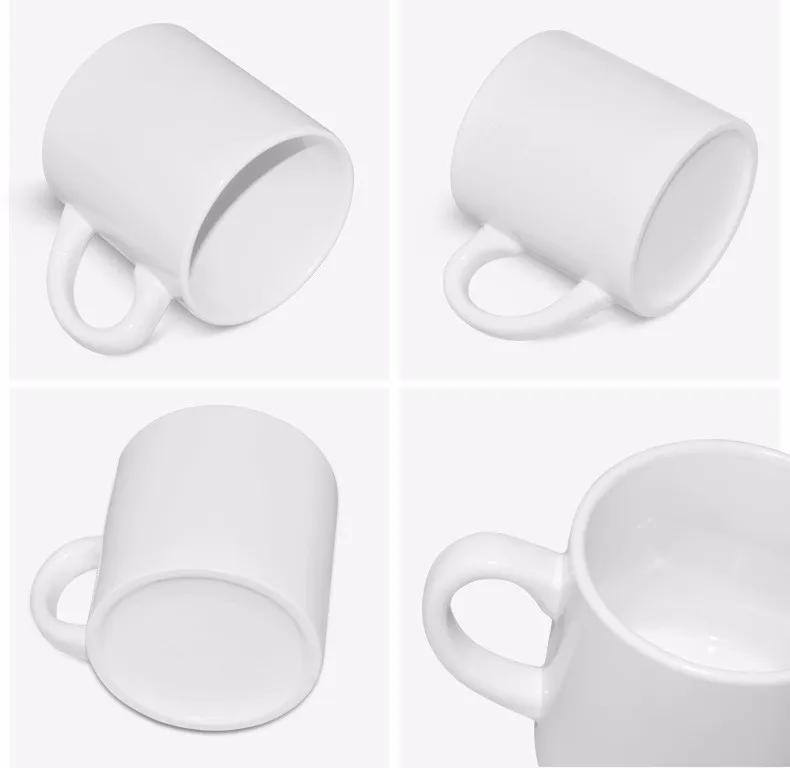 6oz white coffee Mugs for sublimation