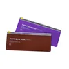 china supplier custom small vinyl pvc ticket invoice storage protect zipper bag