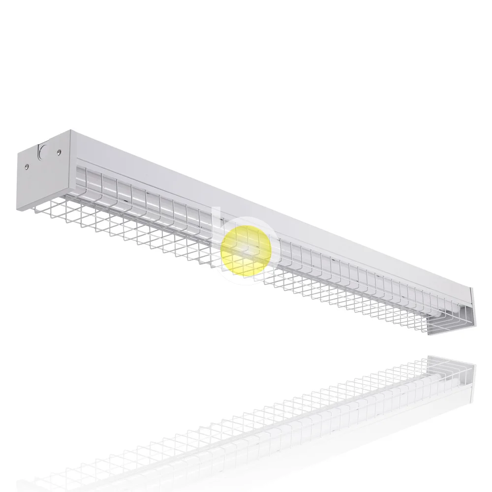 40W hot selling commercial Wraparound 4ft Low Profile Ceiling DLC listed Surface Mount led light fixtures
