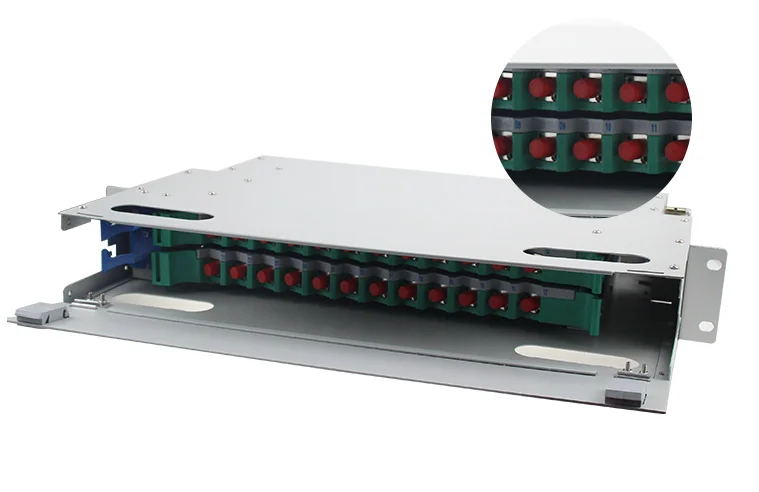 Low Price Ftth 1u 2u Outdoor Rack Mount Odf,4 8 12 24 48 72 96 144 Port 