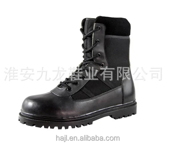 high gloss work boots