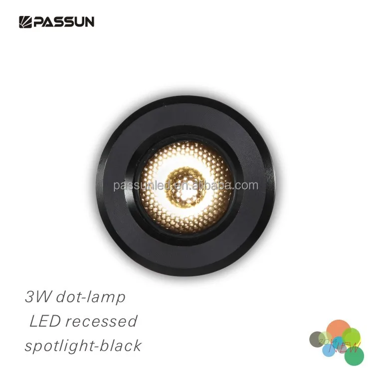 3w dot-lamp bedroom led recessed spotlight made in china