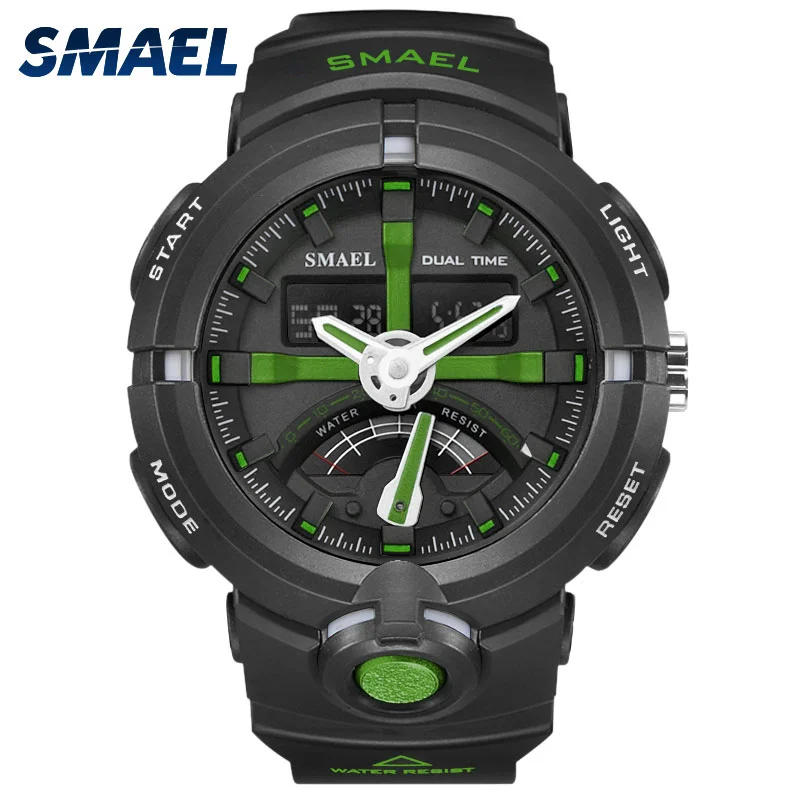 

SMAEL 1637 dual display military watches sport electronic smart watches for man