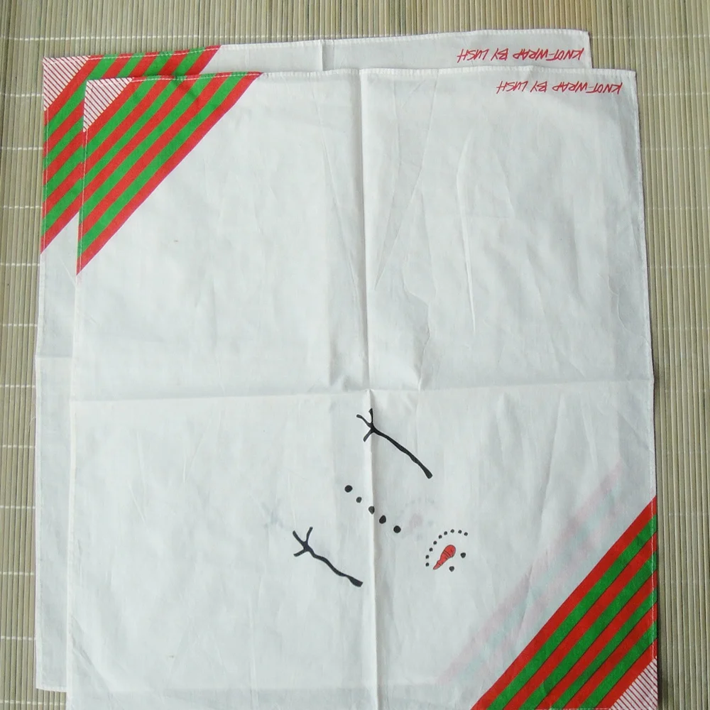 
Custom cotton White Cotton Handkerchief 