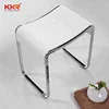 Good Quality Acrylic Solid Surface Artificial Stone Bathroom Shower Stool