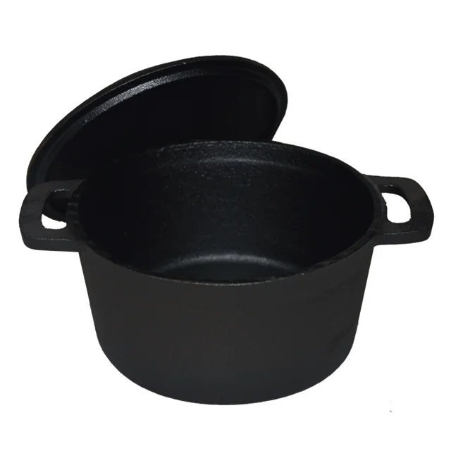 
Wholesale high quality size 10cm13cm14cm Disa eco friendly kitchenware black enamel coating cast iron dutch oven cookware set 