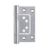 4inch Folding Butt Hinges Silver Tone Home Furniture Hardware Door Hinge Easy to Install Heavy Duty Stainless Steel Hinge