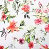 Free sample 100% rayon dress shirt material pink african print fabric flower