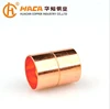 China Factory Supply Equal copper pipe fitting connector, copper coupling