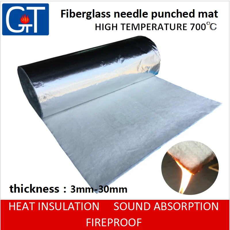 Fiberglass Needle Mat-E (650°C), Lightweight PP+GF Composite Sheet/Felt,  Stainless Steel/Wool/Felt, Bulked Fiberglass Roving for fireproof industry
