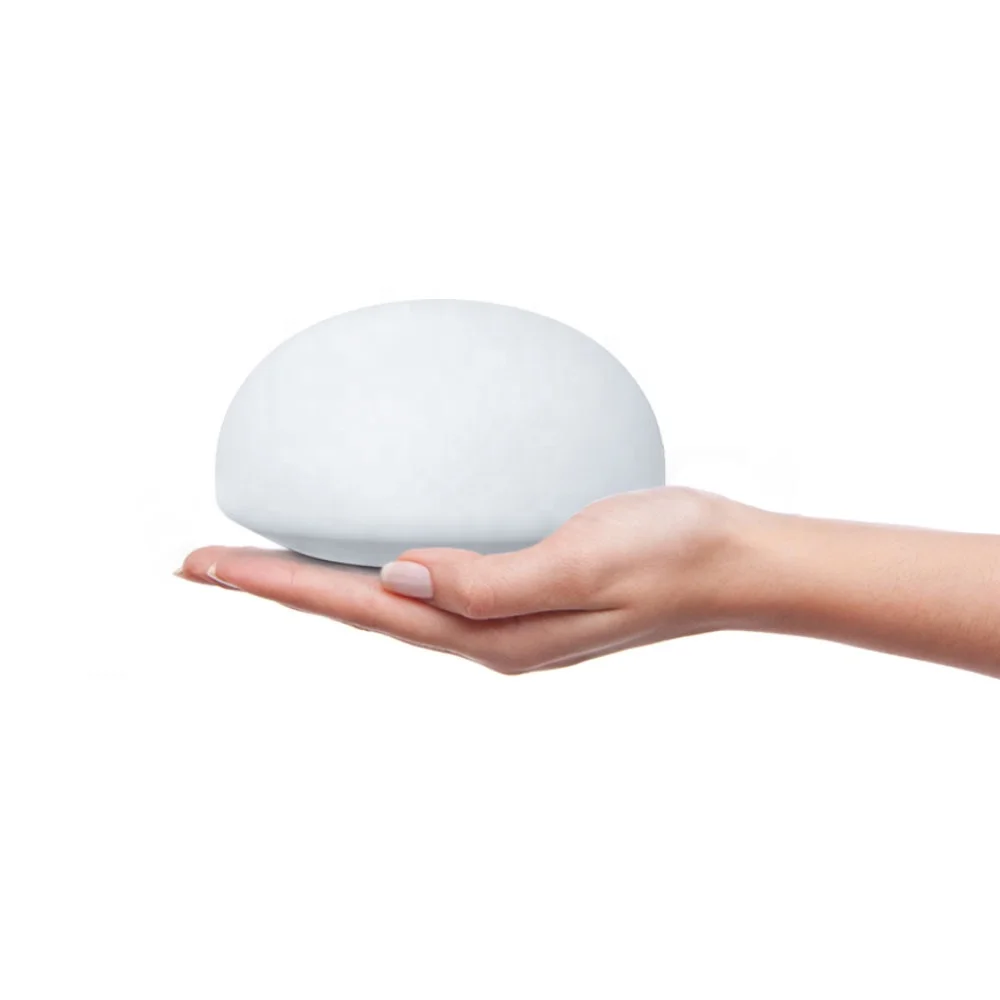 New Design Bun Shape Touch Dimmable Night Light for Hotel and Restaurant