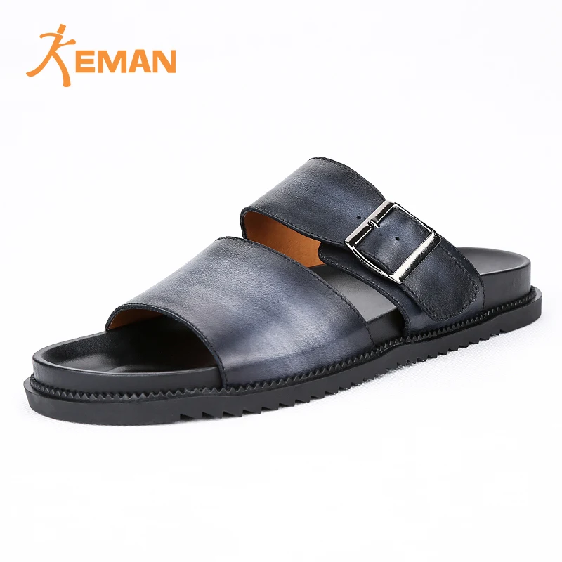 

Famous brand leather slipper upper shoes supplier for men, Any colour