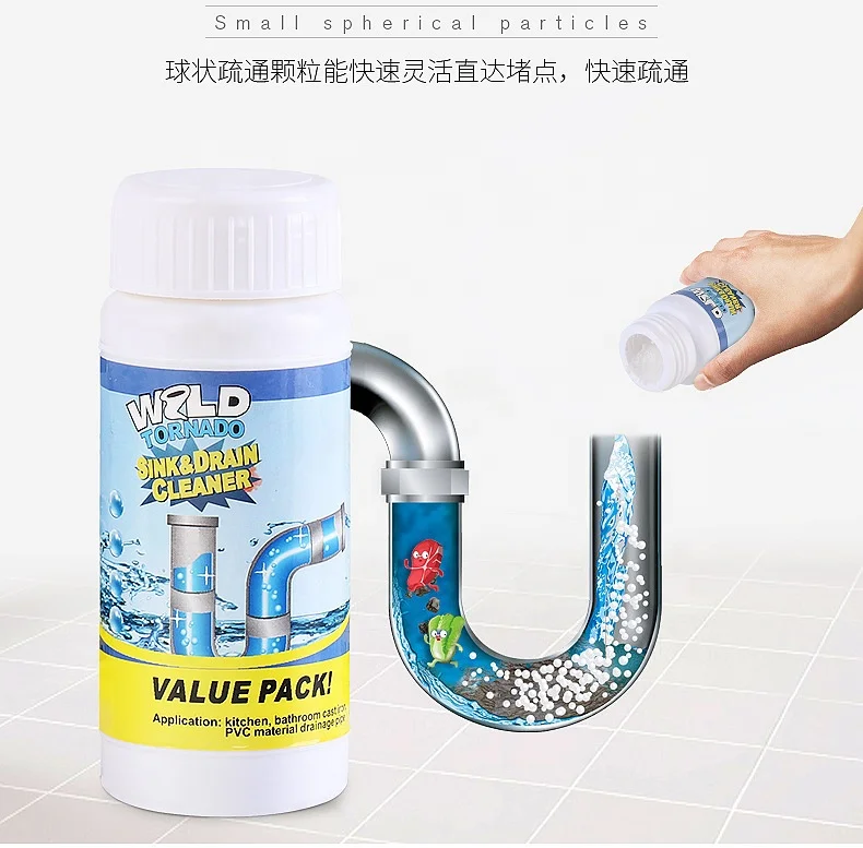Multi-purpose Cleaning Powder Kitchen Sink Toilet Pipe Cleaning I5I4 