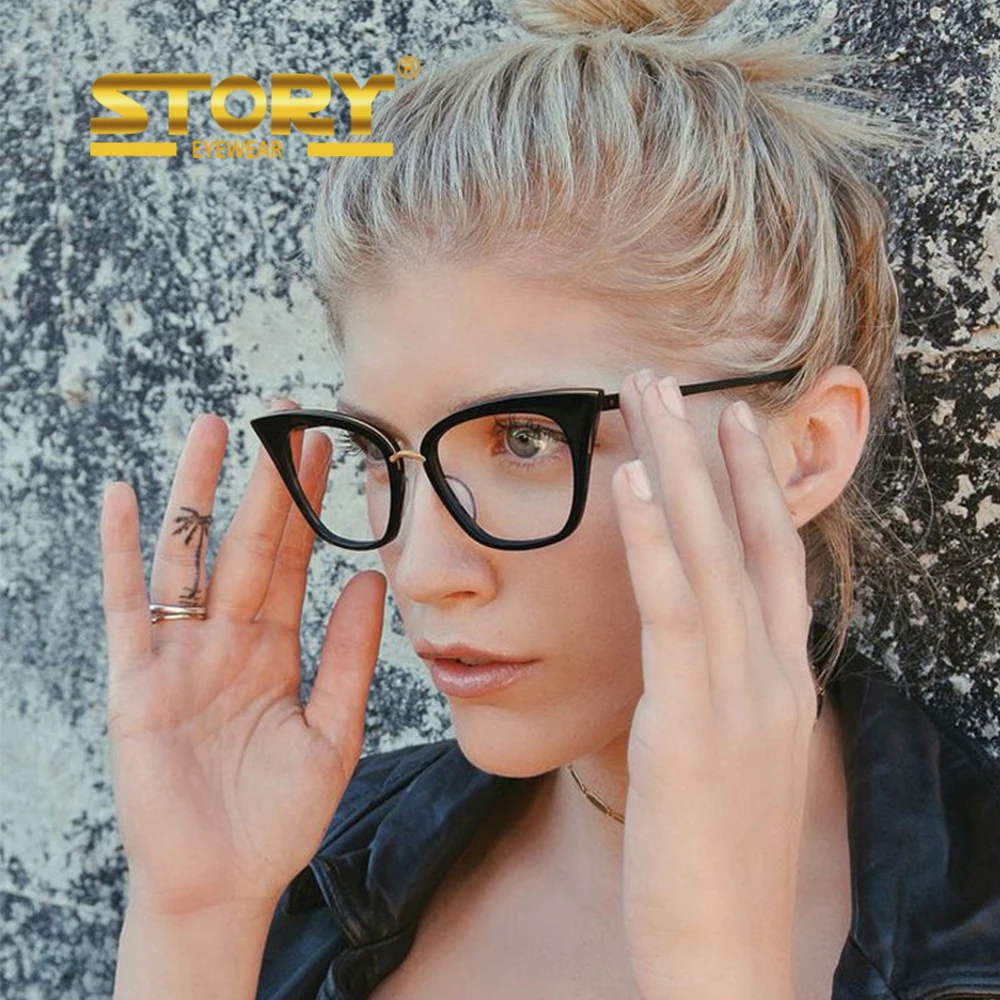 

STORY FDY97093 New Types of spectacles frame Ideal Optics Frames Korean Optical Frames, Shown
