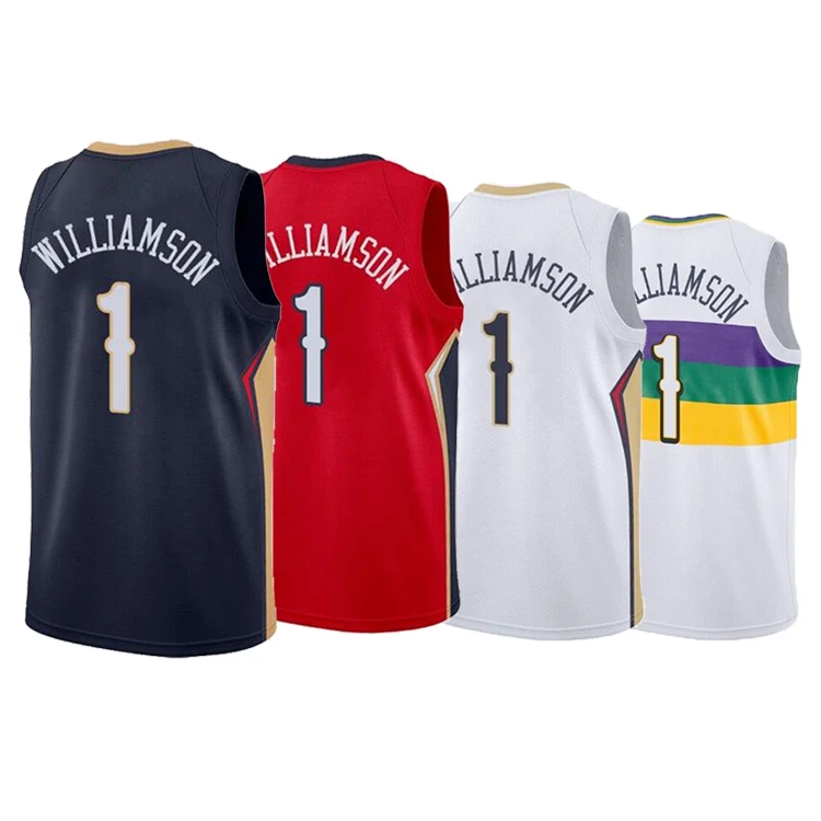 

Customized 2019 Latest Design Basketball Shorts Stitched #1 Zion Williamson Basketball Jersey/Uniform