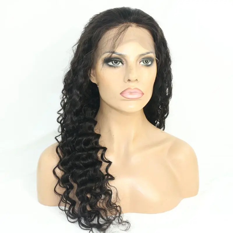 

Re-plucked Illusion Hairline Deep Wave Human Hair Lace Front Wig