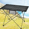 popular outdoor light metal canvas potable folding camping table with a carry bag