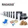 GK-1450PCS Automatic 4/6 Corner Corrugated Carton Cardboard Packaging Box Paper Folding and Gluing Machine