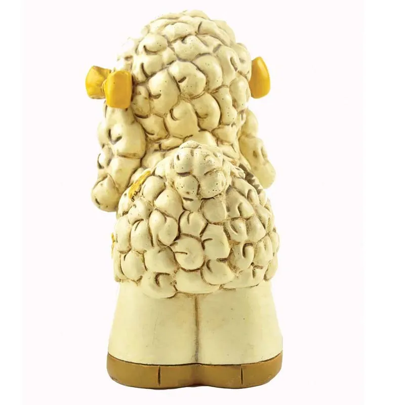Custom shape polyresin animal figurines money box for outdoor decoration