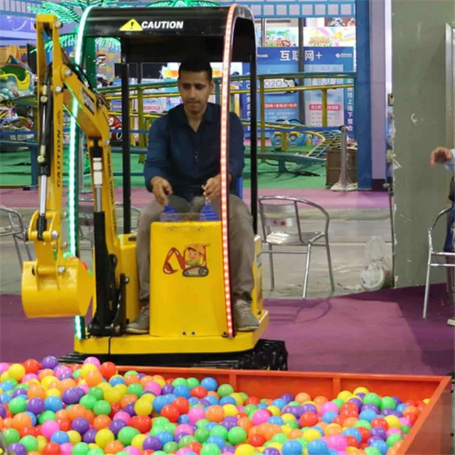 

earn money/playground equipment/thrill outdoor playground machine amusement park kids excavator, Picture