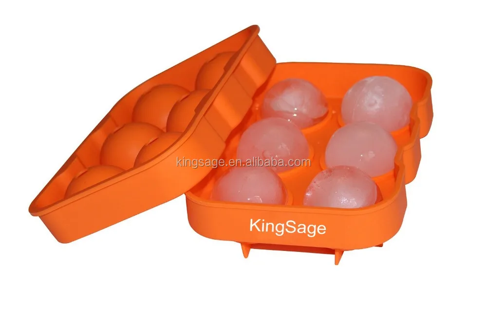 6 Giant Ice Cubes 2" And 6 Ice Balls 1.75",Ice Molds Buy Silicone Ice