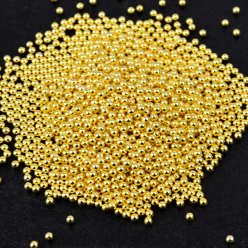 

Misscheering 1KG 0.8/1/1.2/1.5mm Rose Gold Silver Metal Nail Caviar Beads 3D Mini Micro Ball Tiny Nail Art Decoration, Gold / silver / rose gold