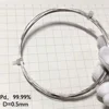Iridium/Palladium/Platinum/Rhodium/Gold/Silver Wire Element Sample D 0.5mm 99.99% Pure Periodic Table