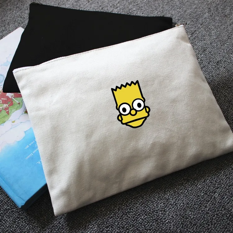 sympathy cotton zipper pouch
