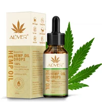 

ALIVER Hemp Oil 100% Natural Sleep Aid Anti Stress Hemp Extract Drops for Pain, Anxiety & Stress Relief, 3000mg Contains cbd