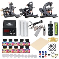 

Free Shipping 3guns Kit Dragonhawk Tattoo Machine Kit