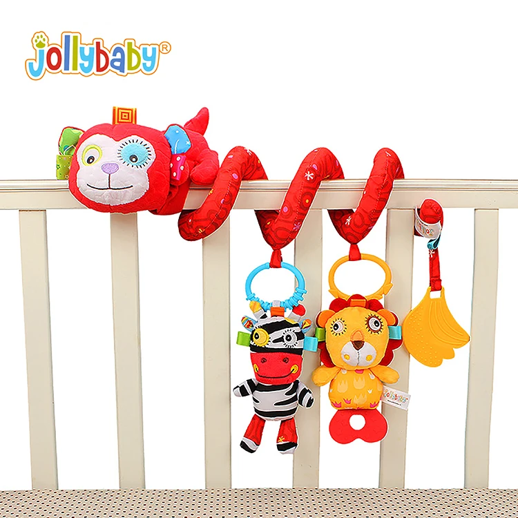 Jollybaby Plush Wrap Around Crib Animal Toy For Intellgence Development