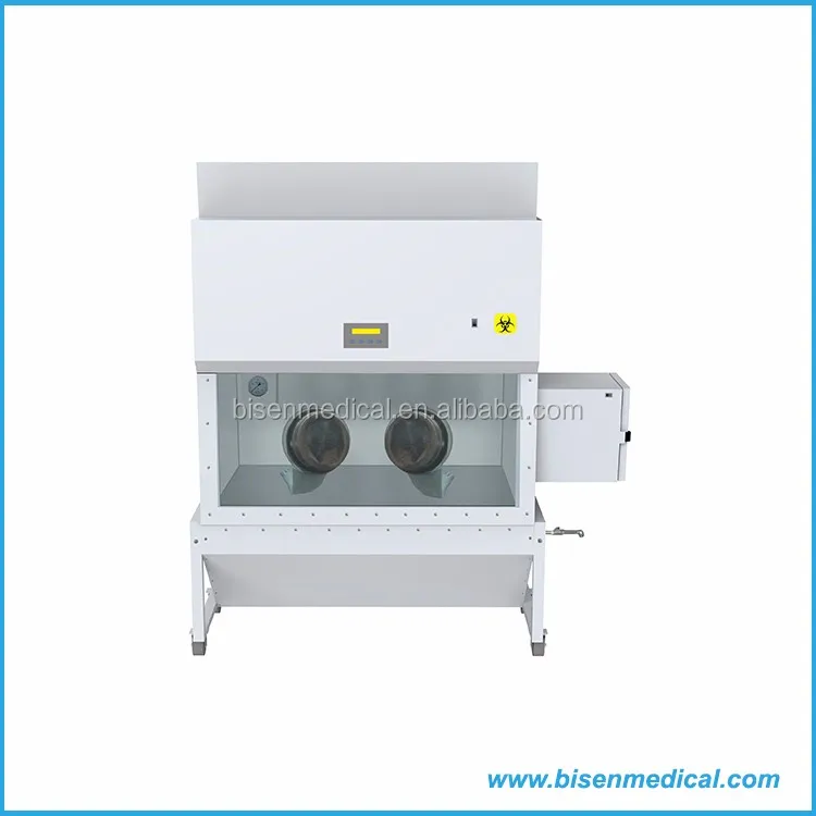 Biosafety Cabinet With Double Door Pass Box Class Iii Bsc For Lab