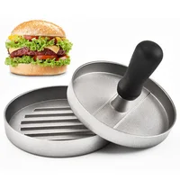 

Metal Custom logo Burger Press BBQ Hamburger Press Meat Press