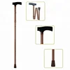 Outdoor sports wooden hander walking cane