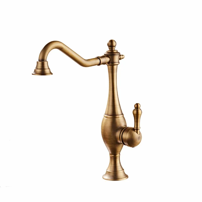 Creative Kitchen Faucet New Arrival Antique Brass Sink Mixer Tap
