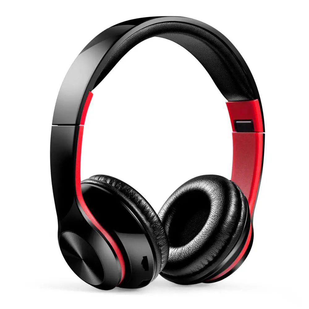 

Wireless Stereo Bluetooth Headset Foldable Headphone FM Support With Mic