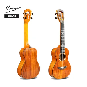 Hawaiian Koa wood body oem 24 ukulele made in china,factory direct