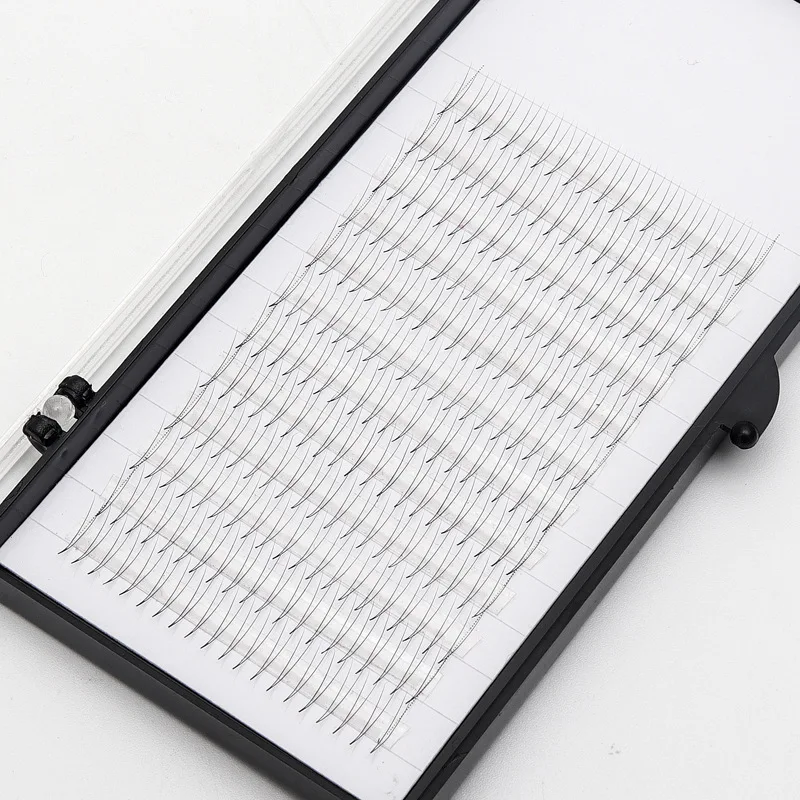 New Arrival Wholesale Beauty Supply Russian Volume Lashes Pre Made Fans 3D 5D Short Stem made in China