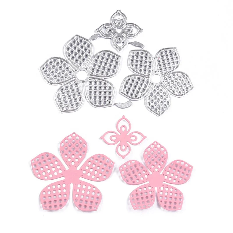 
Flower Custom Scrapbooking & Paper Crafting Metal Curve Stencil Cut Die 