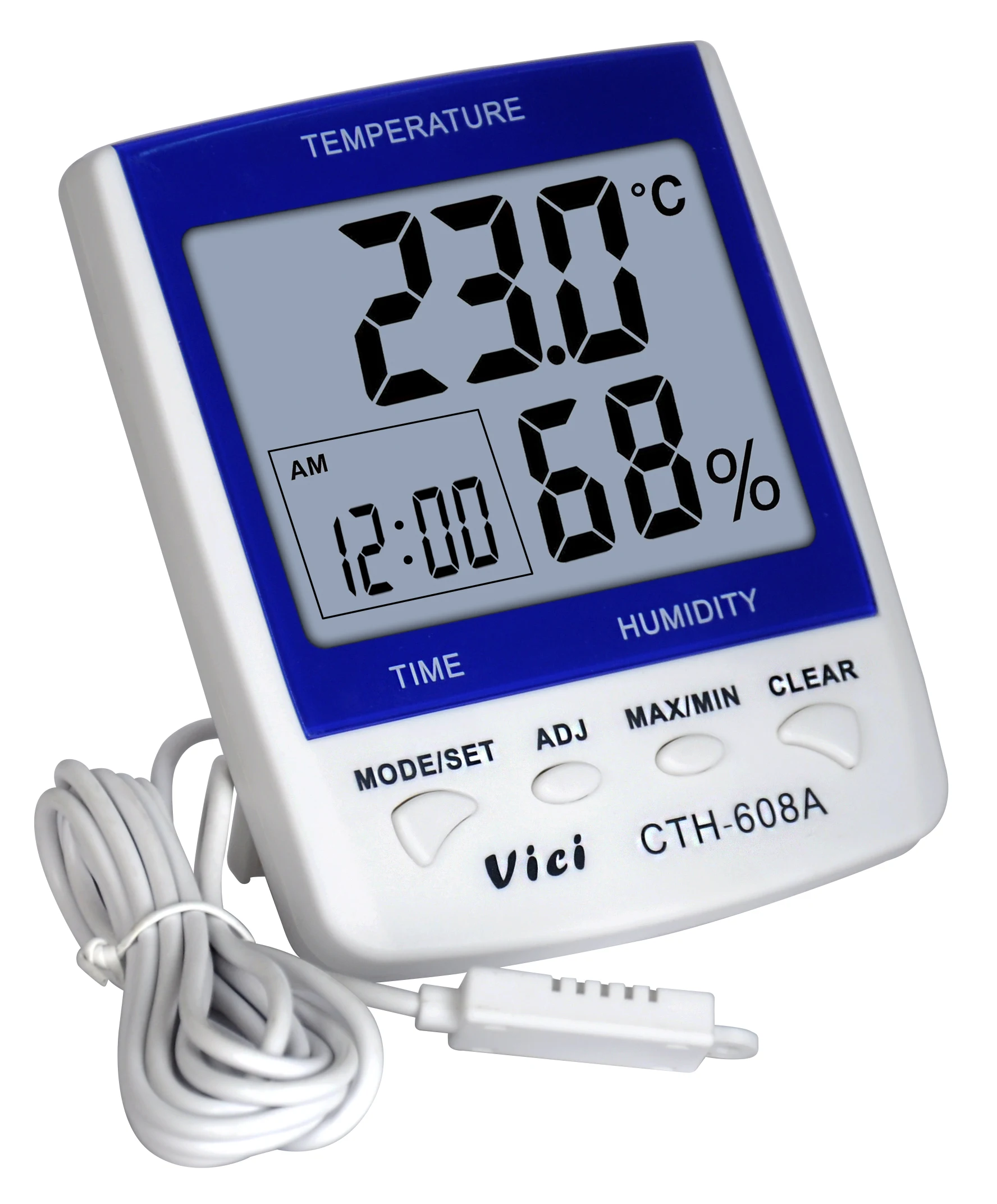 thermometer hygrometer with probe